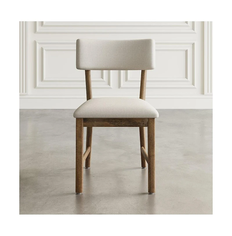 Jofran Beck Contemporary Upholstered Split Back Dining Chair (Set of 2