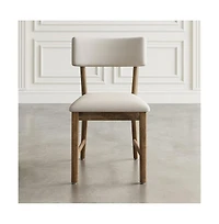 Jofran Beck Contemporary Upholstered Split Back Dining Chair (Set of 2