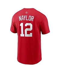 Nike Men's Josh Naylor Red Canada Baseball 2026 World Classic Name Number T-Shirt
