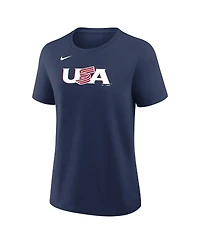 Nike Women's Cal Raleigh Navy Usa Baseball 2026 World Classic Name Number T-Shirt
