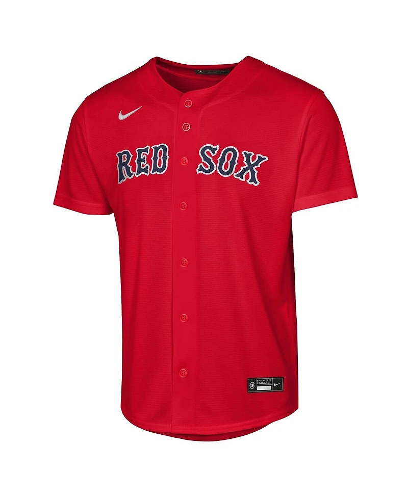Nike Big Boys and Girls Red Boston Sox Alternate Replica Jersey