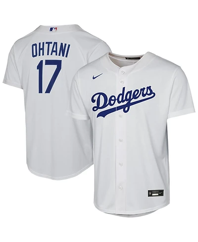 Nike Big Boys and Girls Shohei Ohtani White Los Angeles Dodgers Home Replica Player Jersey