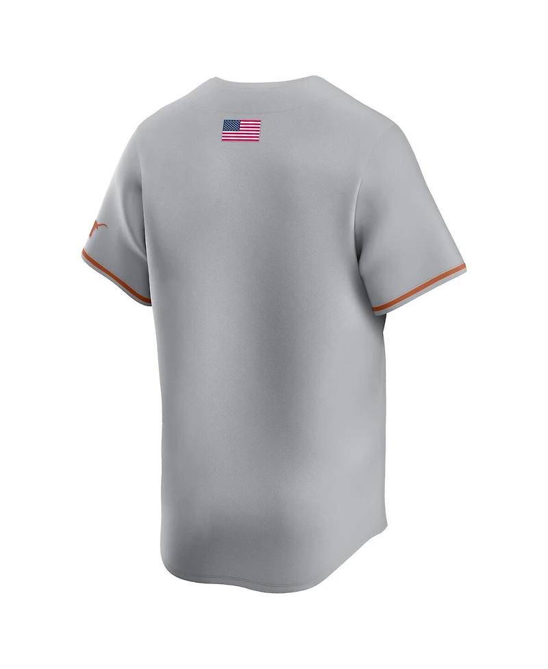 Nike Men's Gray Texas Longhorns Alternate Limited Baseball Jersey