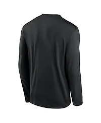Nike Men's Black Arizona Diamondbacks Authentic Collection Legend Dri-fit Long Sleeve T-Shirt
