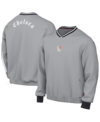 Nike Men's Gray Chelsea 2025/26 Academy Shell Pullover Hoodie