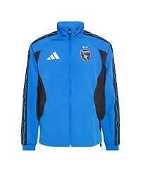 Adidas Men's Blue San Jose Earthquakes 2026 Anthem Raglan Full-Zip Jacket