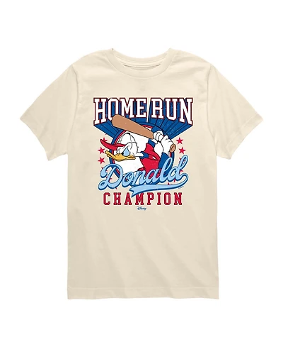 Disney Boys' 8-20 Home Run Donald Short-Sleeve Graphic T-Shirt