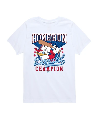 Disney Boys' 8-20 Home Run Donald Short-Sleeve Graphic T-Shirt