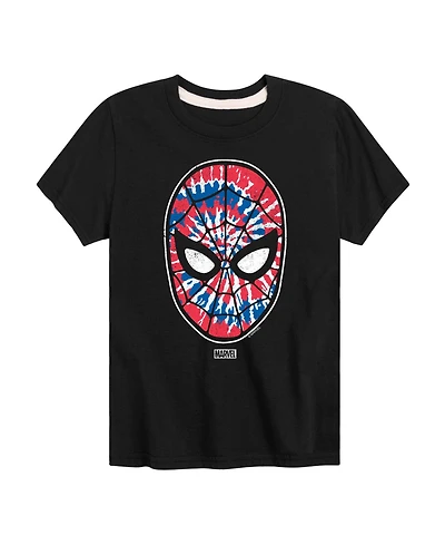 Marvel Boys' 8-20 Spiderman Flag Fill Short-Sleeve Graphic T-Shirt