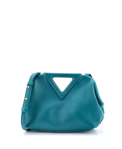 Pre-Owned Bottega Veneta Small Point Shoulder Bag Leather