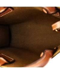 Pre-Owned Celine Mini Vertical Cabas Tote Triomphe Coated Canvas