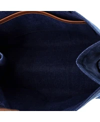 Pre-Owned Celine Large Cabas Thais Tote Denim with Applique