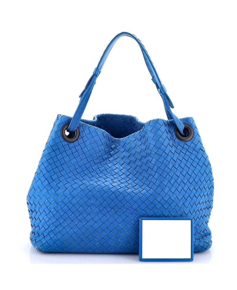 Pre-Owned Bottega Veneta Medium Bella Tote Intrecciato Nappa