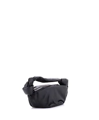Pre-Owned Bottega Veneta Mini Double Knot Hobo Leather