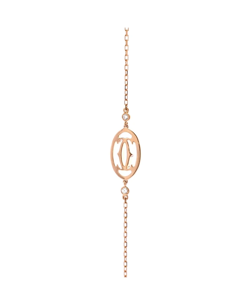 Pre-Owned Cartier Double C Logo Bracelet
