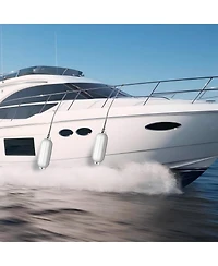 Hongge 4 Ribbed Marine 8.5" x 27" Boat Fender Vinyl Bumper