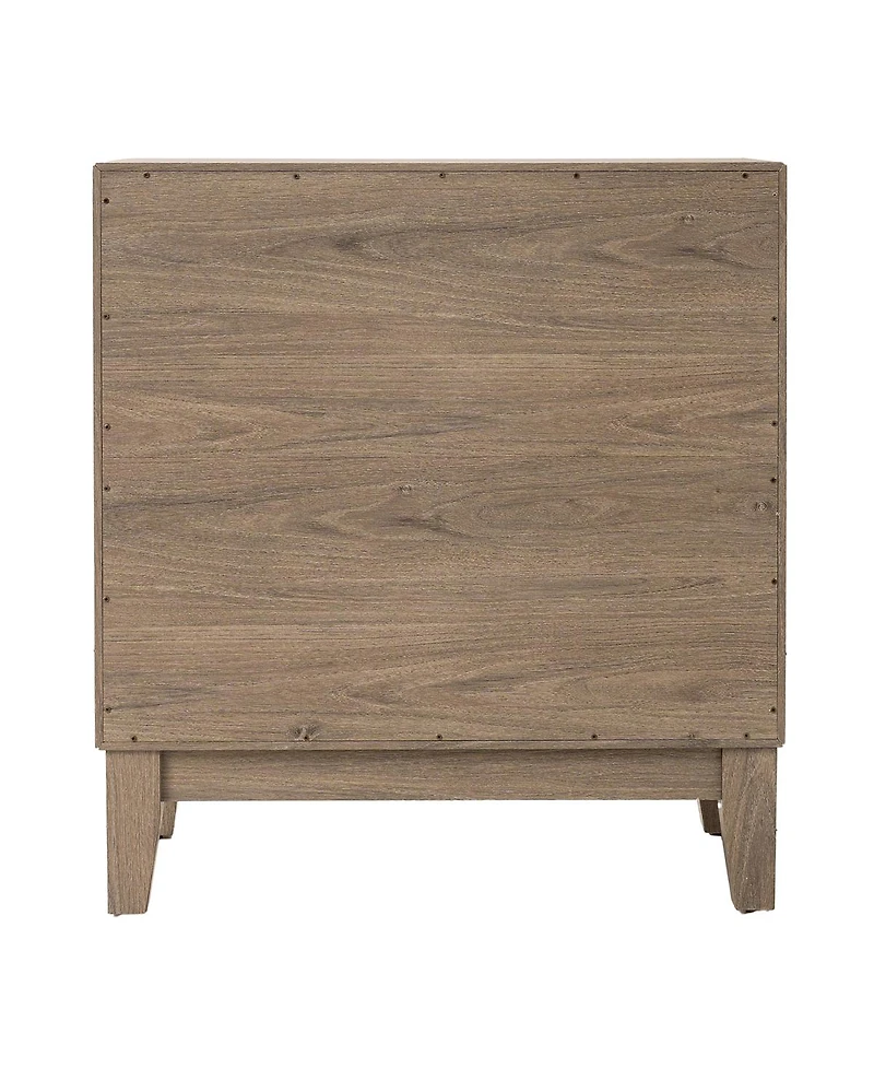 Streamdale Furniture Sideboard Buffet, Mid Century Modern Storage Cabinet with Doors & Shelves