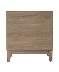 Streamdale Furniture Sideboard Buffet, Mid Century Modern Storage Cabinet with Doors & Shelves