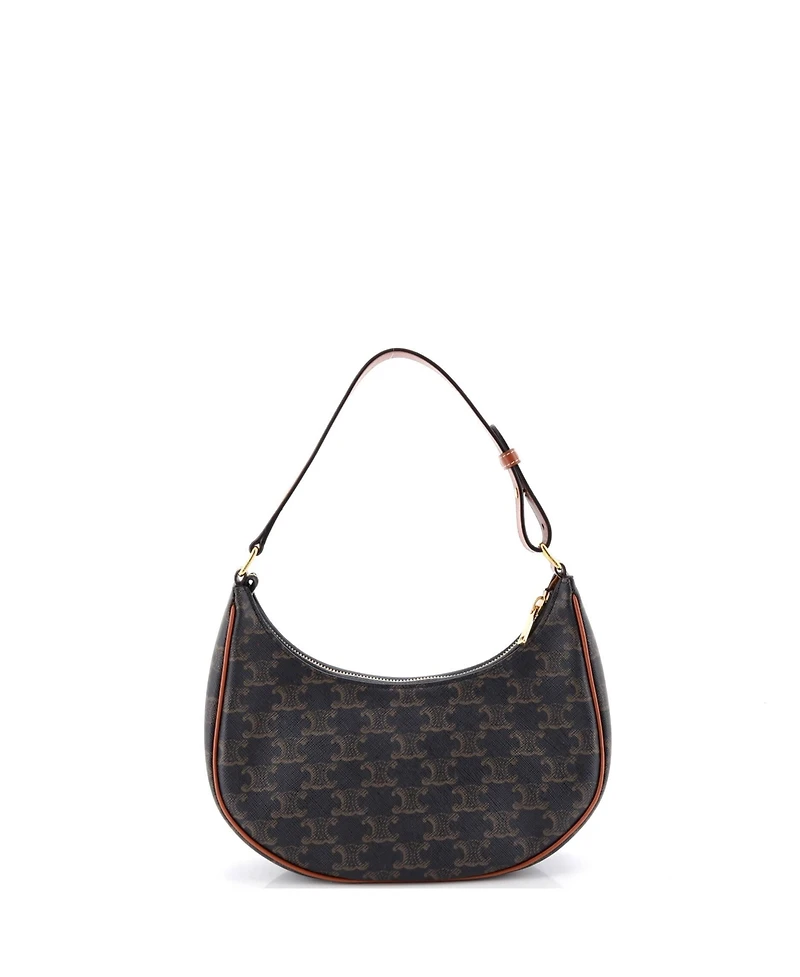 Pre-Owned Celine Ava Bag Triomphe Coated Canvas