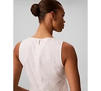 Calvin Klein Women's Sleeveless V-Neck Midi Dress