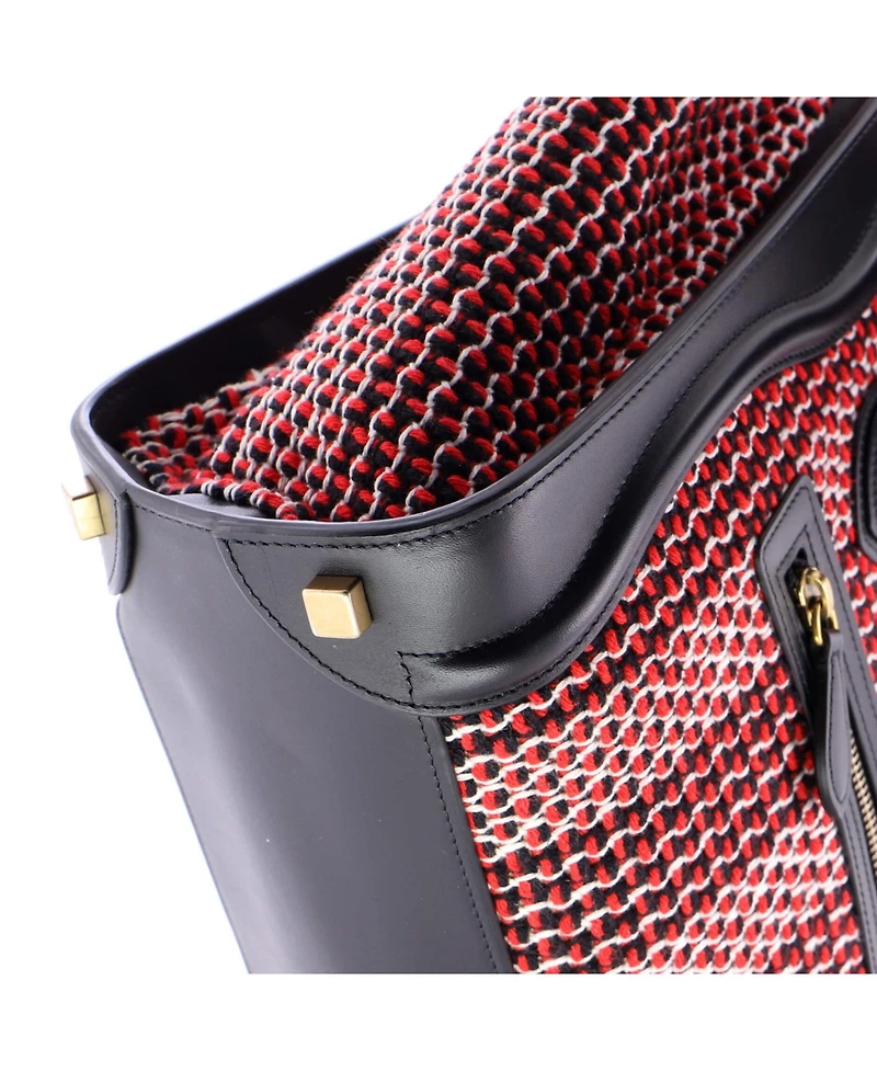 Pre-Owned Celine Micro Luggage Bag Tweed