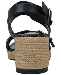 Giani Bernini Women's Talleyy Buckle Wedge Heel Sandals, Macy's Exclusive