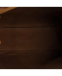 Pre-Owned Celine Small Vertical Cabas Tote Triomphe Coated Canvas