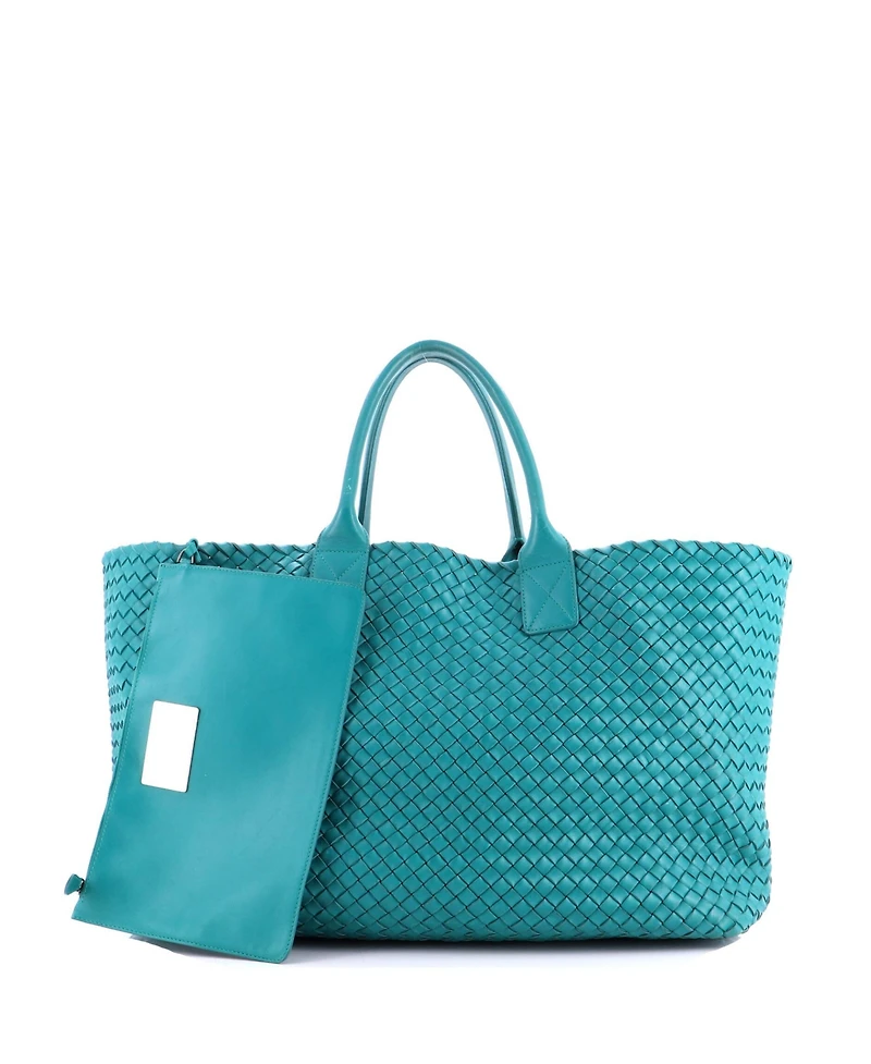 Pre-Owned Bottega Veneta Medium Cabat Tote Intrecciato Nappa