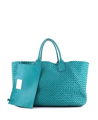Pre-Owned Bottega Veneta Medium Cabat Tote Intrecciato Nappa