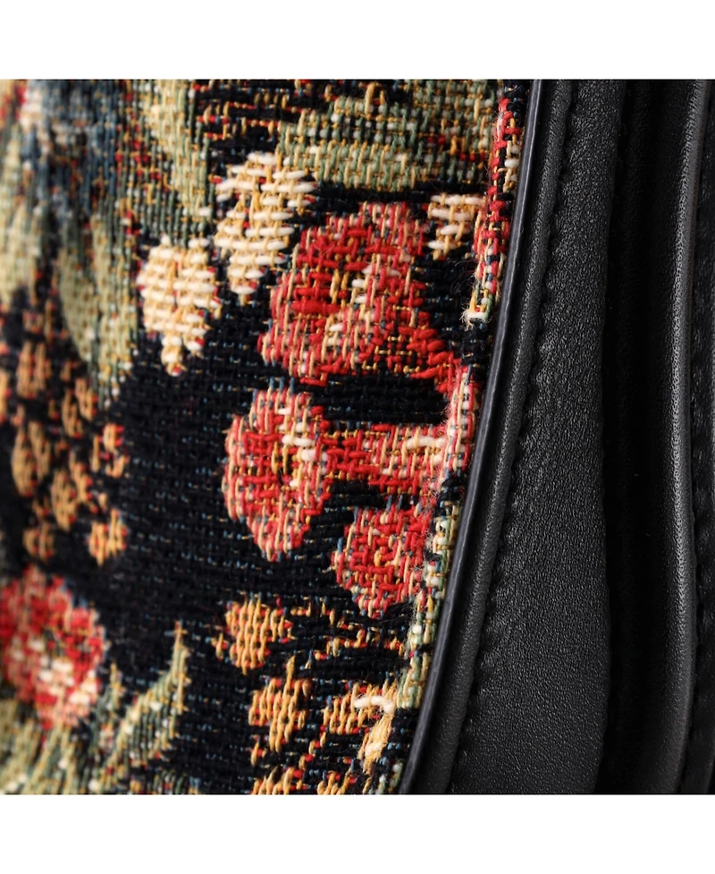 Pre-Owned Celine Nano Luggage Bag Printed Jacquard and Leather