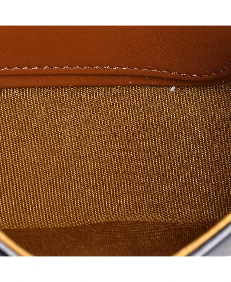 Pre-Owned Celine Mini Triomphe Shoulder Bag Triomphe Coated Canvas