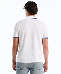 Original Penguin Men's Cotton Seed Stitch Polo Sweater