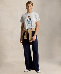 Polo Ralph Lauren Women's Bear Print Crew Neck T-Shirt