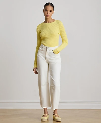 Lauren Ralph Women's High-Rise Ankle-Length Jeans