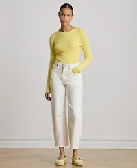 Lauren Ralph Women's High-Rise Ankle-Length Jeans