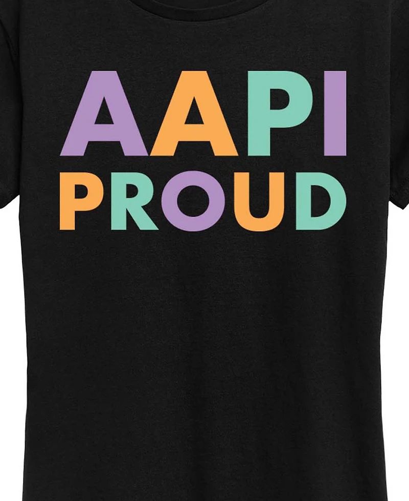 Hybrid Apparel Plus Instant Message Aapi Proud Graphic T-Shirt