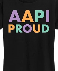 Hybrid Apparel Plus Instant Message Aapi Proud Graphic T-Shirt