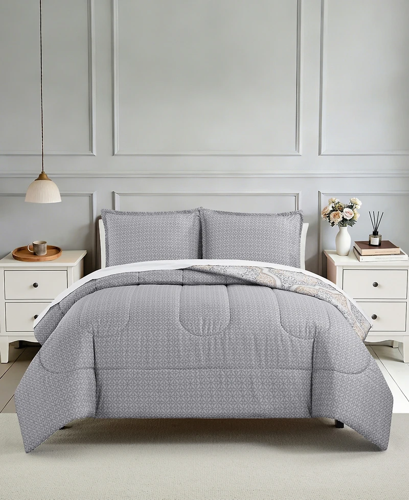 Macy's Estelle Reversible 3-Pc. Comforter Sets