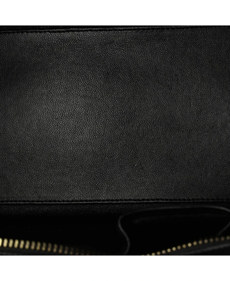 Pre-Owned Celine Mini Luggage Bag Canvas and Leather