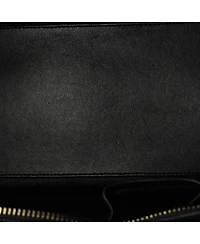 Pre-Owned Celine Mini Luggage Bag Canvas and Leather