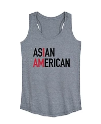 Hybrid Apparel Plus Instant Message Am Asian American Racerback Graphic Tank T-shirt