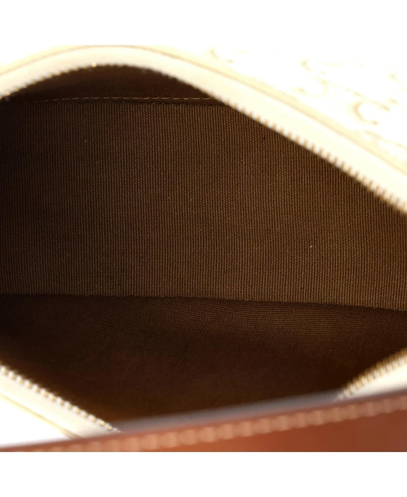 Pre-Owned Celine Ava Bag Triomphe Coated Canvas