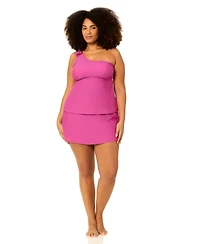 Raisins Curve Plus Marita Asymmetrical Swim Tankini Top