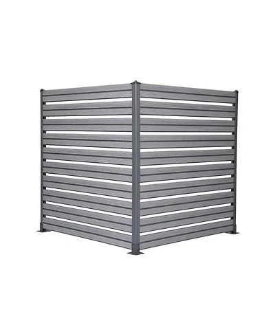 Aoodor Patio Privacy Screen 49''W x 50''H Air Conditioner Fence, Panels Trash Can and Pool Equipment Enclosure