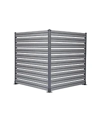 Aoodor Patio Privacy Screen 49''W x 50''H Air Conditioner Fence, Panels Trash Can and Pool Equipment Enclosure