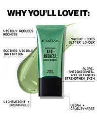 Smashbox Photo Finish Anti-Redness Correct and Soothe Primer, 0.3 oz.