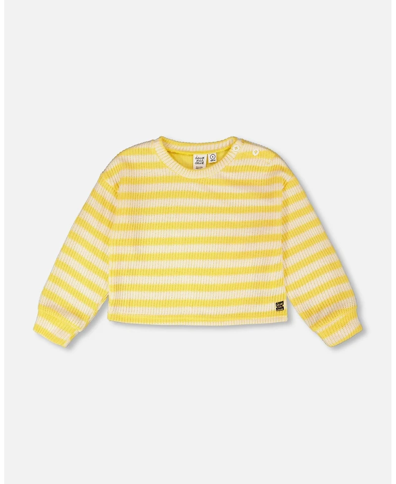 Deux par Deux Little Girls Striped Sweater