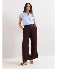 Phase Eight Women's Aleasha Scallop Sleeve V-Neck Blouse