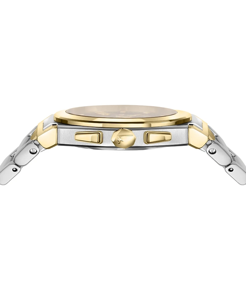 Ferragamo Men's Two-Tone Stainless Steel Bracelet Watch, 40mm