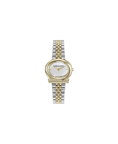Ferragamo Women's Two-Tone Stainless Steel Bracelet Watch, 23mm